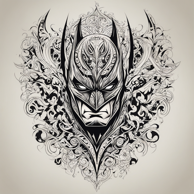 Tribal Tattoo Style,batman